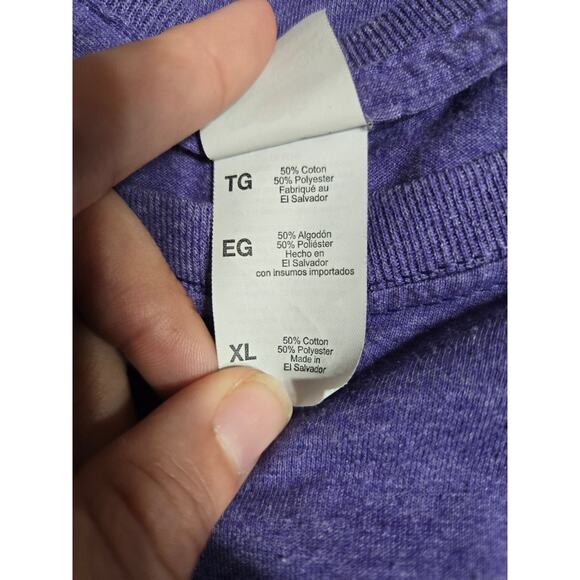 Fruit of the loom xl women's purple tee - Picture 5 of 8